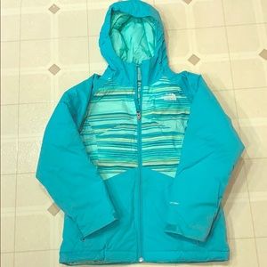 Girls North Face Winter Jacket 10/12